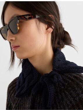Prada Tortoiseshell Frame Sunglasses